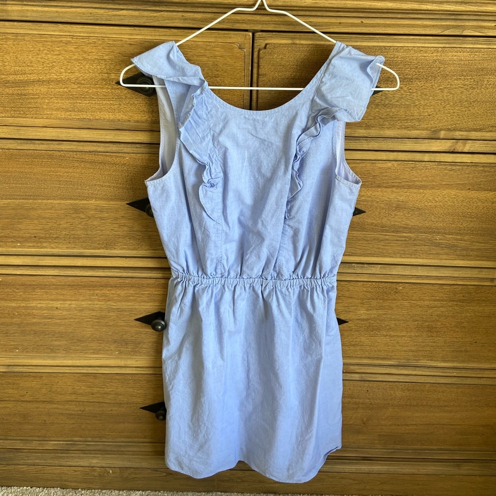00 J.Crew dress blue sleeveless